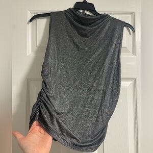 Old Navy Metallic Charcoal sleeveless Top